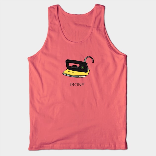 Ironic Iron Tank Top by dan's droppings